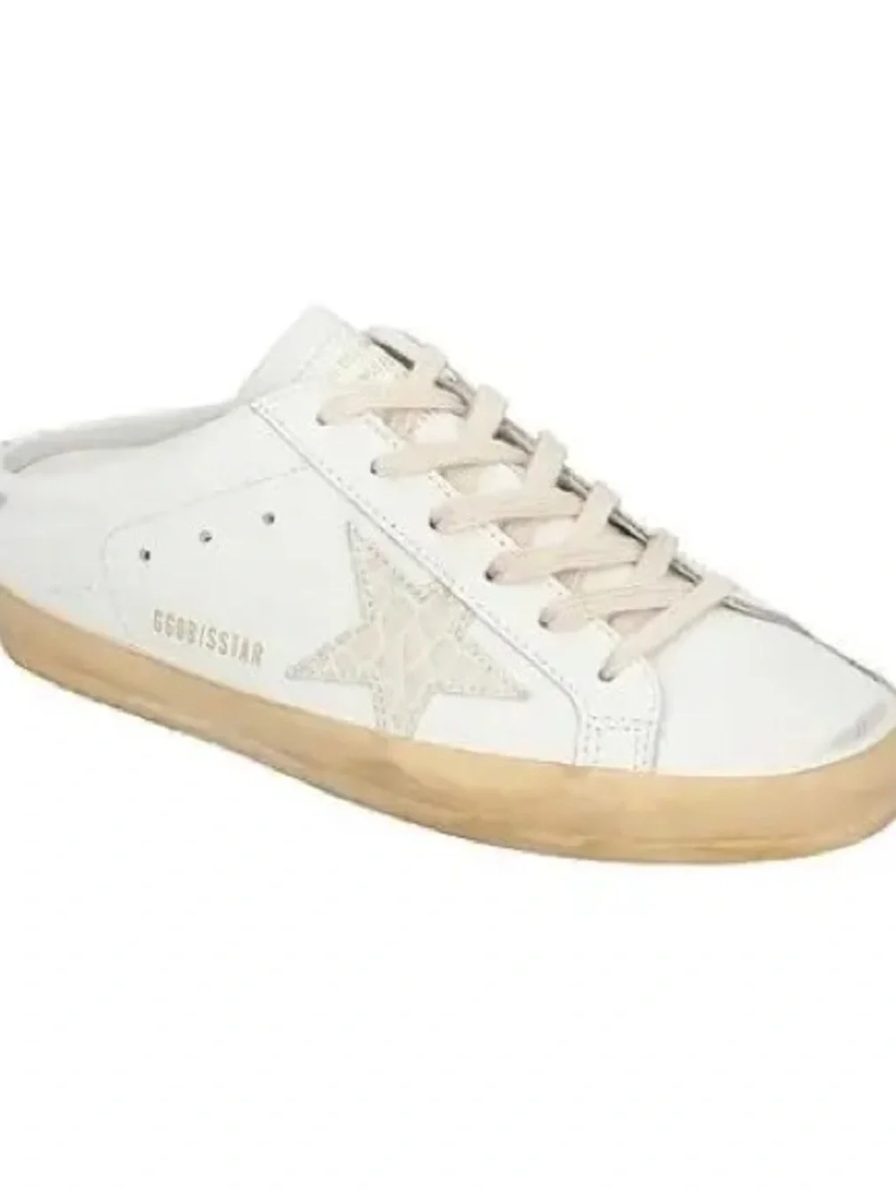 Golden Goose White Super-Star Sabot Sneakers